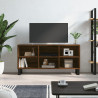 Szafka pod TV, brązowy dąb, 103,5x30x50 cm