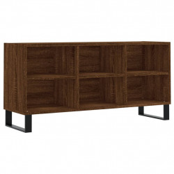 Szafka pod TV, brązowy dąb, 103,5x30x50 cm