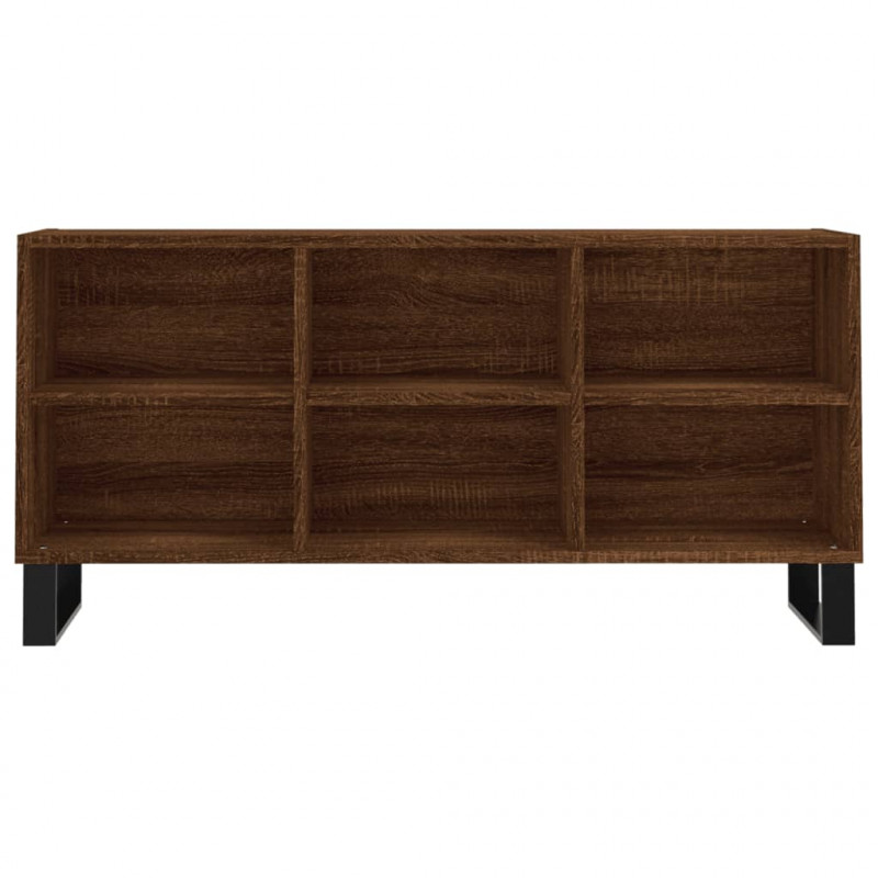 Szafka pod TV, brązowy dąb, 103,5x30x50 cm