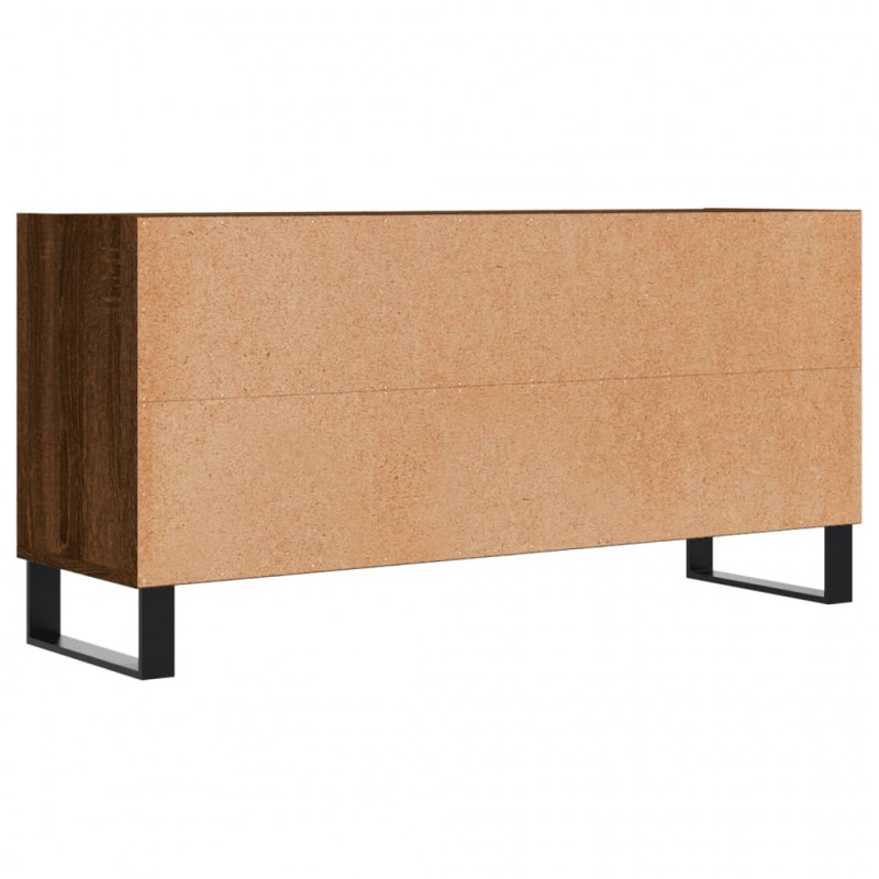 Szafka pod TV, brązowy dąb, 103,5x30x50 cm