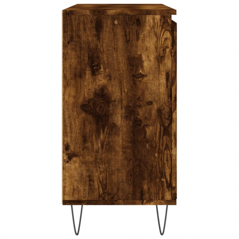 Szafka, przydymiony dąb, 104x35x70 cm, materiał drewnopochodny