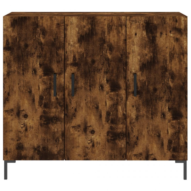 Szafka, przydymiony dąb, 90x34x80 cm, materiał drewnopochodny