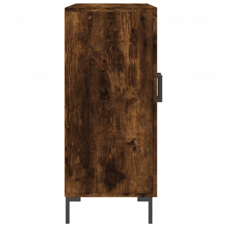 Szafka, przydymiony dąb, 90x34x80 cm, materiał drewnopochodny