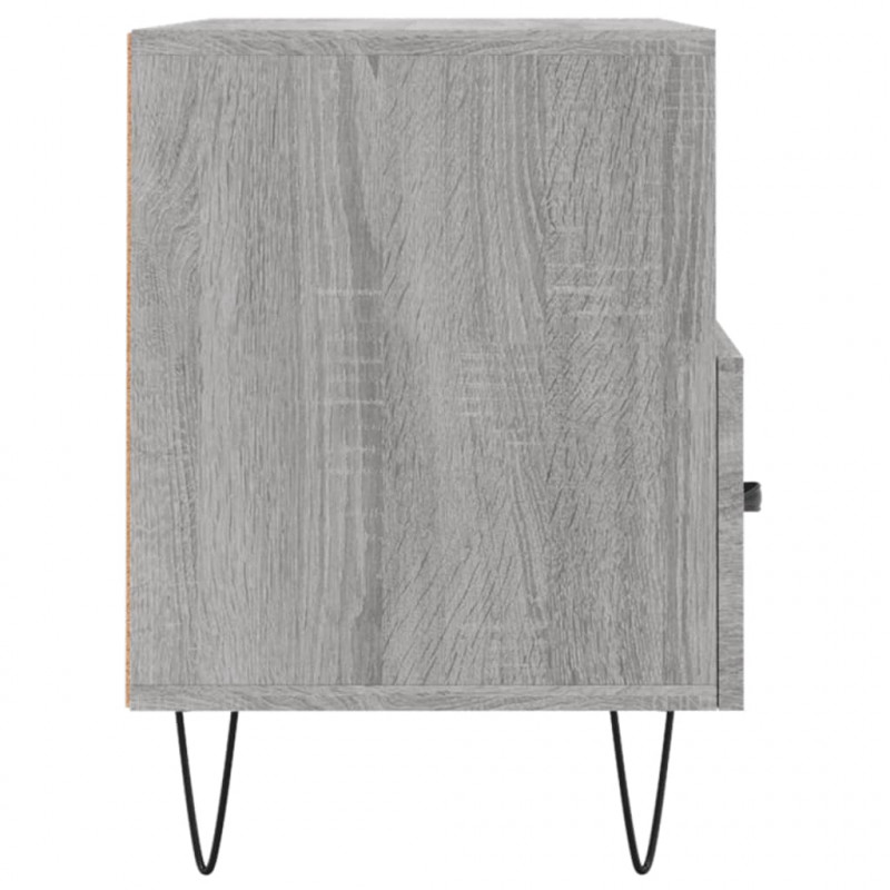 Szafka pod telewizor, szary dąb sonoma, 80x36x50 cm