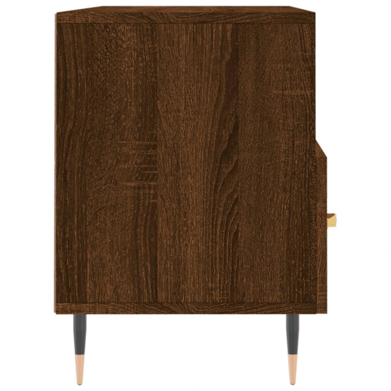 Szafka pod TV, brązowy dąb, 102x36x50 cm