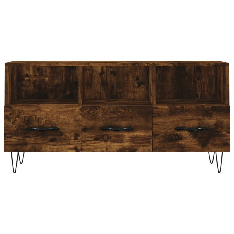 Szafka pod TV, przydymiony dąb, 102x36x50 cm