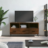 Szafka pod TV, brązowy dąb, 102x36x50 cm