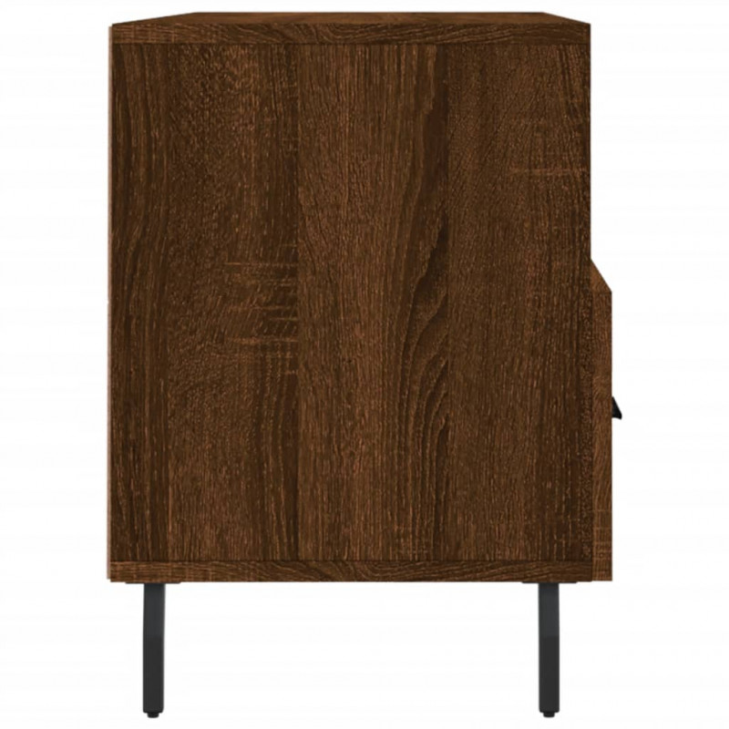 Szafka pod TV, brązowy dąb, 102x36x50 cm
