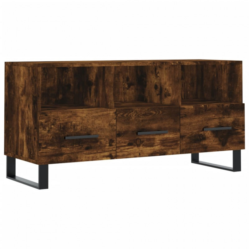 Szafka pod TV, przydymiony dąb, 102x36x50 cm