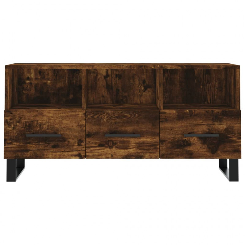Szafka pod TV, przydymiony dąb, 102x36x50 cm