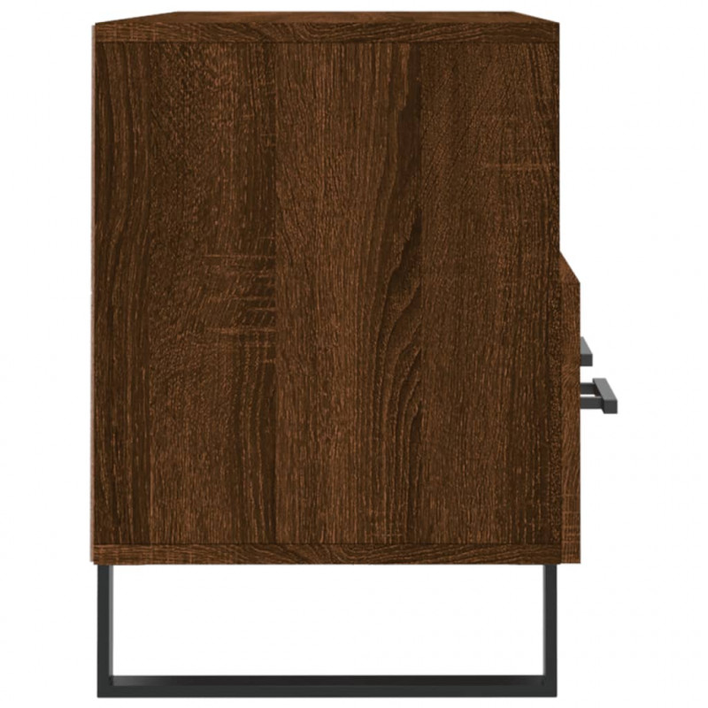 Szafka pod TV, brązowy dąb, 102x36x50 cm