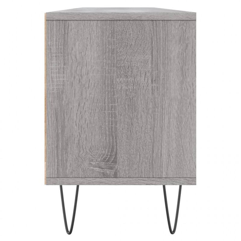 Szafka pod TV, szary dąb sonoma, 150x30x44,5 cm