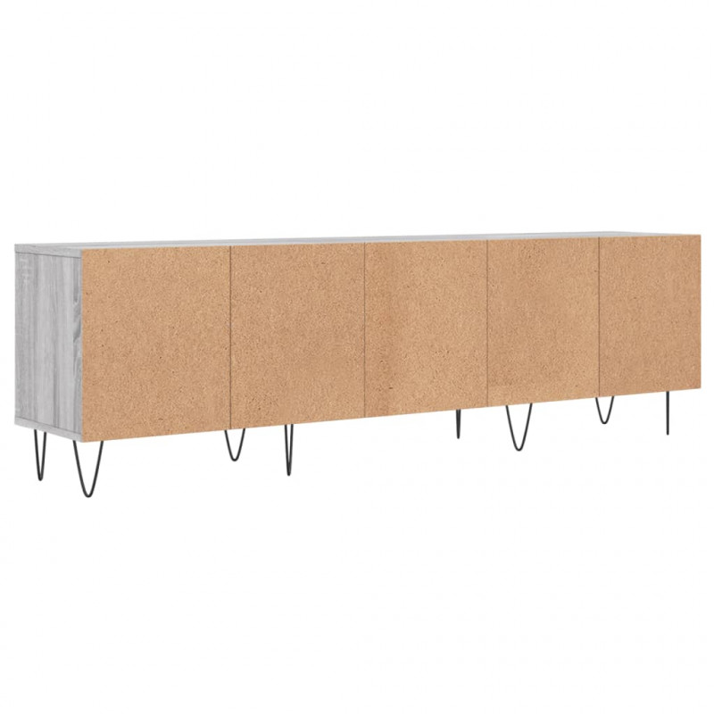 Szafka pod TV, szary dąb sonoma, 150x30x44,5 cm