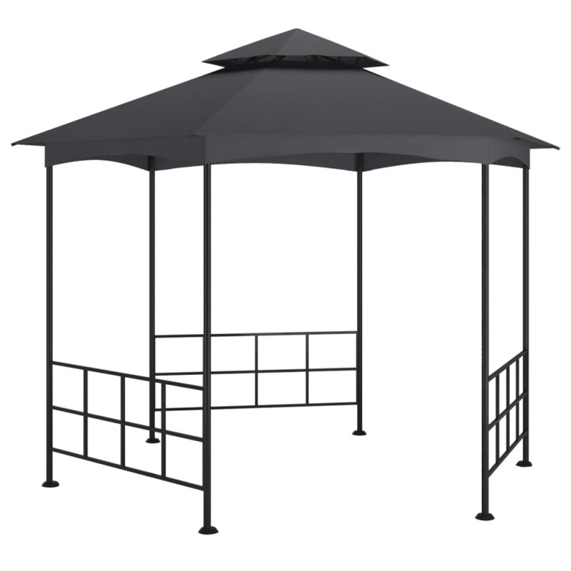 Altana ze ściankami, 3,1 x 2,7 m, antracytowa