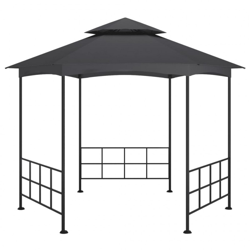 Altana ze ściankami, 3,1 x 2,7 m, antracytowa
