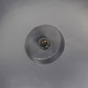 Industrialna lampa wisząca, 32 cm, szara, E27