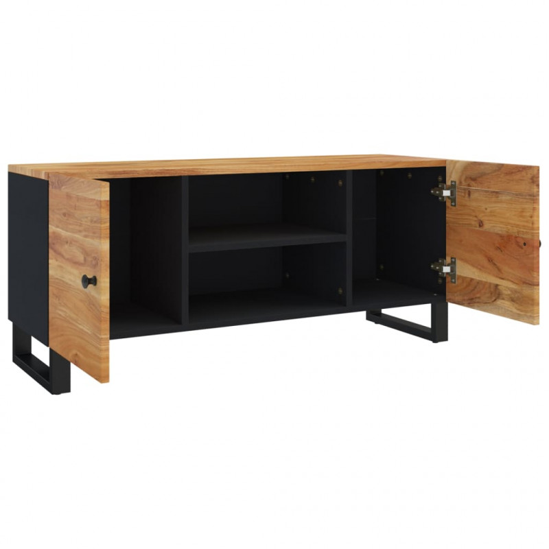 Szafka pod telewizor, 105x33x46 cm, lite drewno akacjowe