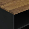 Szafka RTV, 100x33x46 cm, mango i materiał drewnopochodny