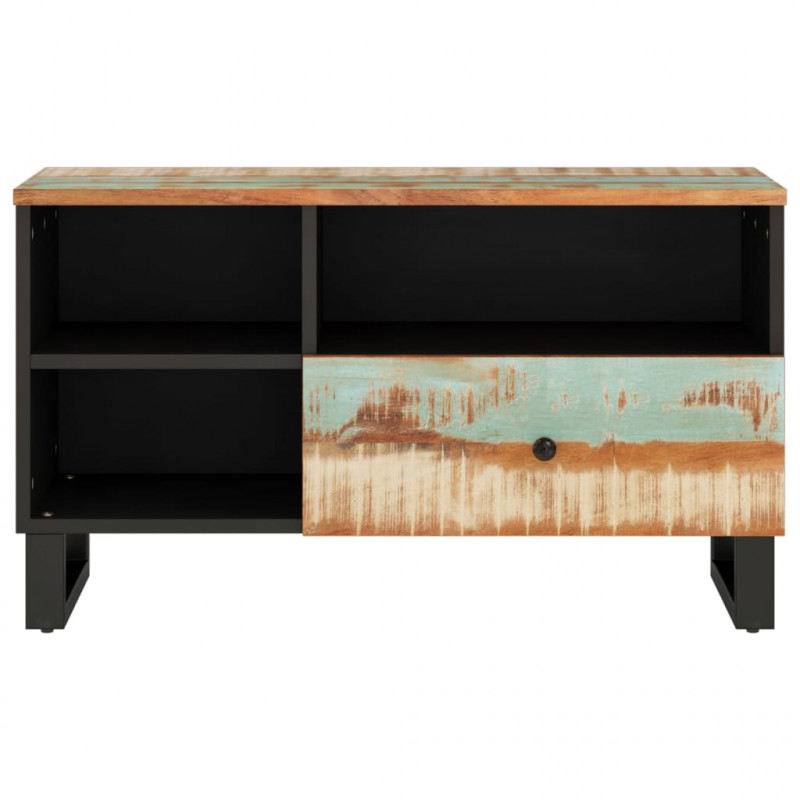 Szafka pod TV, 80x33x46 cm, drewno i materiał drewnopochodny