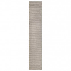 Dywanik, naturalny sizal, 66x350 cm, piaskowy