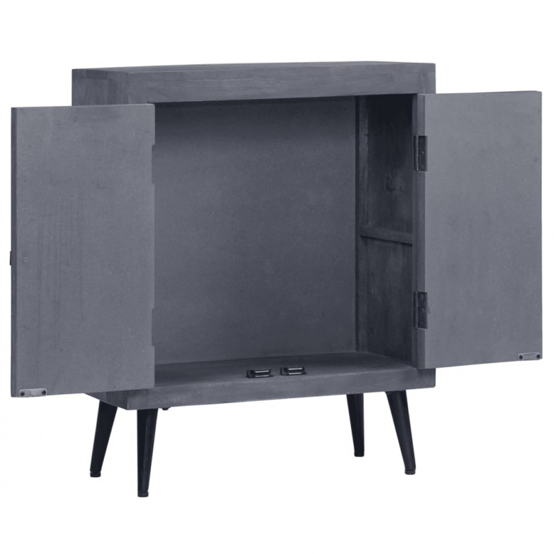 Szafka z litego drewna mango, 60 x 30 x 76 cm