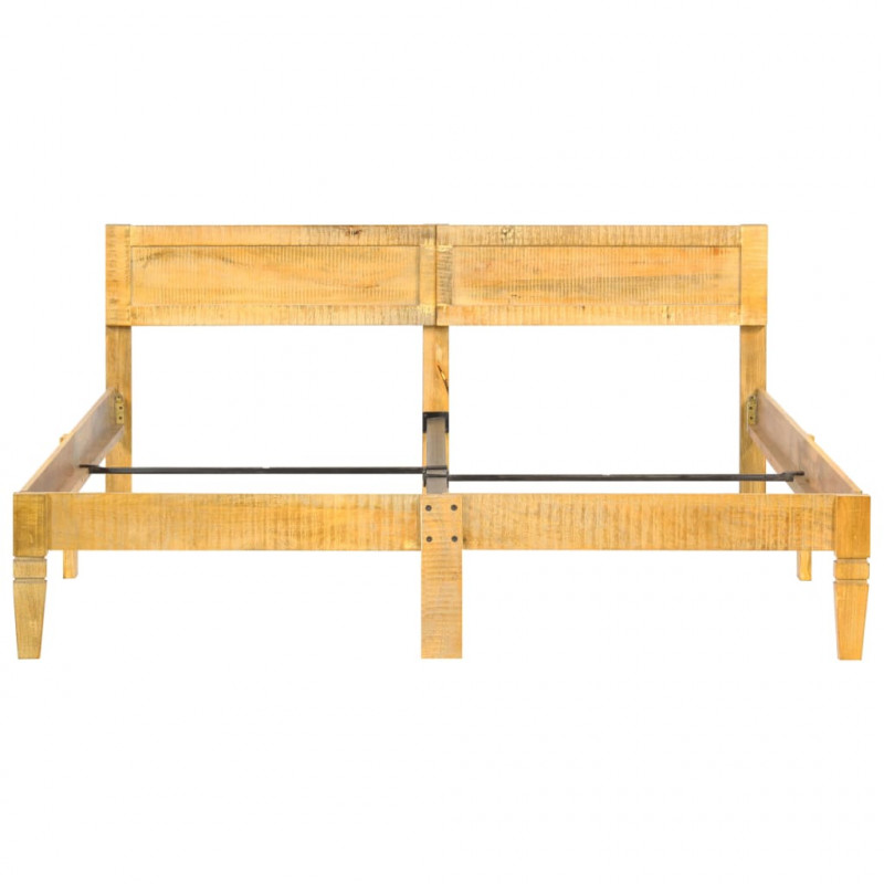 Rama łóżka z litego drewna mango, 160 cm
