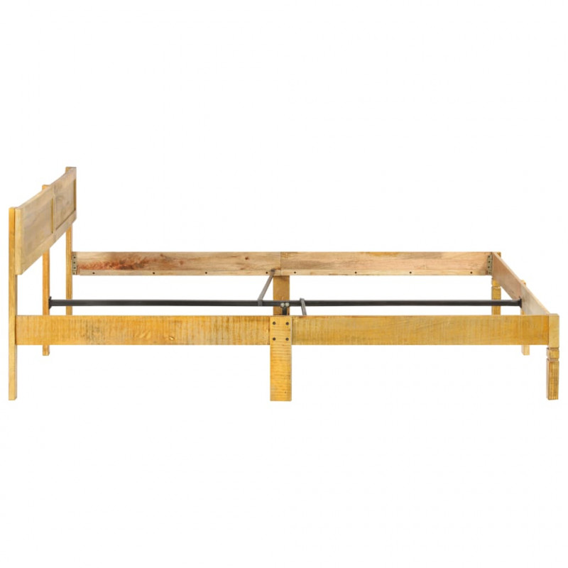 Rama łóżka z litego drewna mango, 160 cm