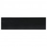 Stolik konsolowy, czarny, 110x30x75 cm, lite drewno mahoniowe