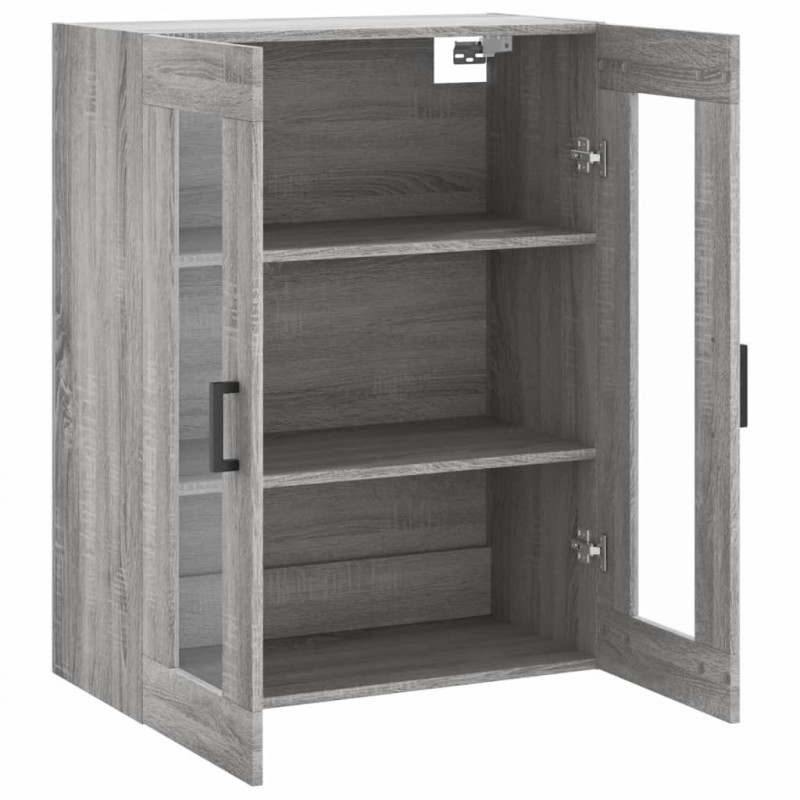 Szafka wisząca, szary dąb sonoma, 69,5x34x90 cm