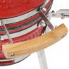 Ceramiczny grill Kamado z wędzarnią, 81 cm