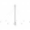 Choinka z lampek, wewn./zewn., 400 kolorowych diod LED, 2,5 m