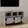Szafka pod TV, szarość betonu, 102x37,5x52,5 cm