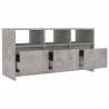 Szafka pod TV, szarość betonu, 102x37,5x52,5 cm
