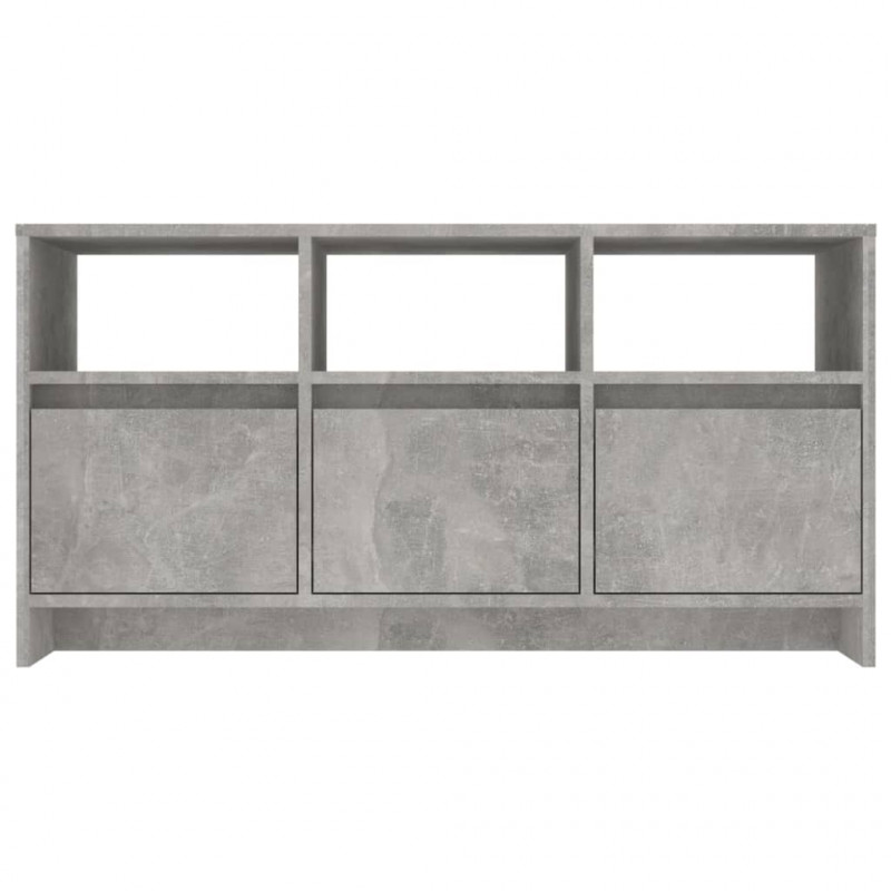 Szafka pod TV, szarość betonu, 102x37,5x52,5 cm