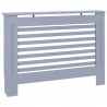 Osłona na kaloryfer, antracytowa, 112x19x81,5 cm, MDF