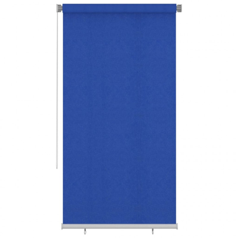 Roleta zewnętrzna, 120x230 cm, niebieska, HDPE