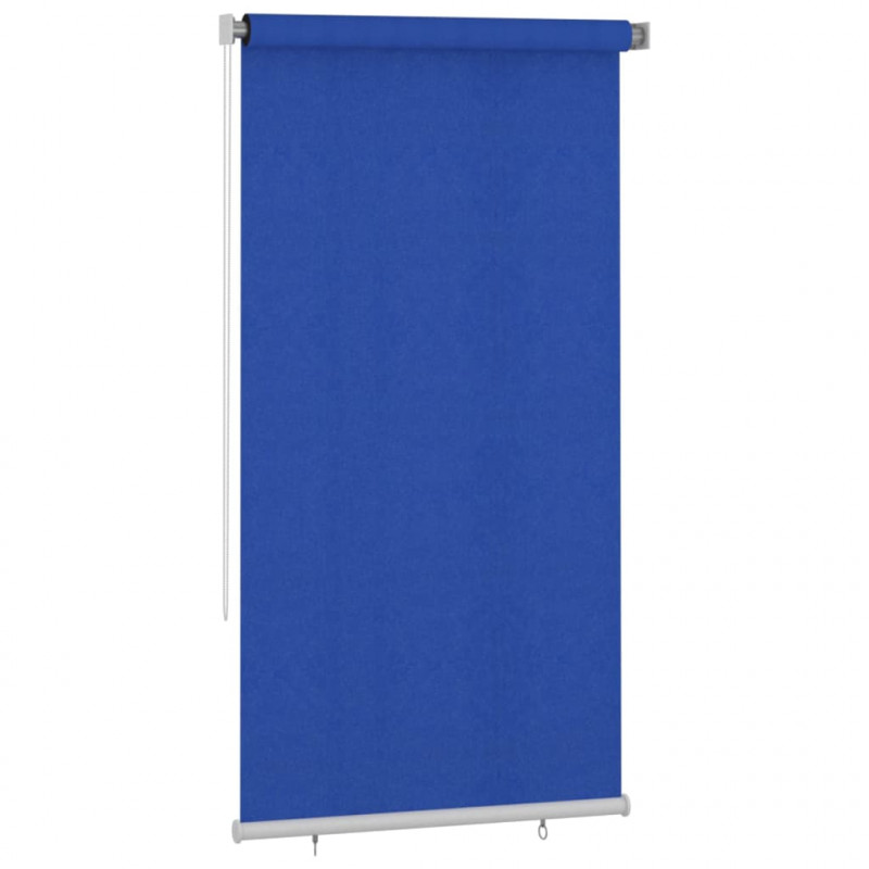 Roleta zewnętrzna, 120x230 cm, niebieska, HDPE