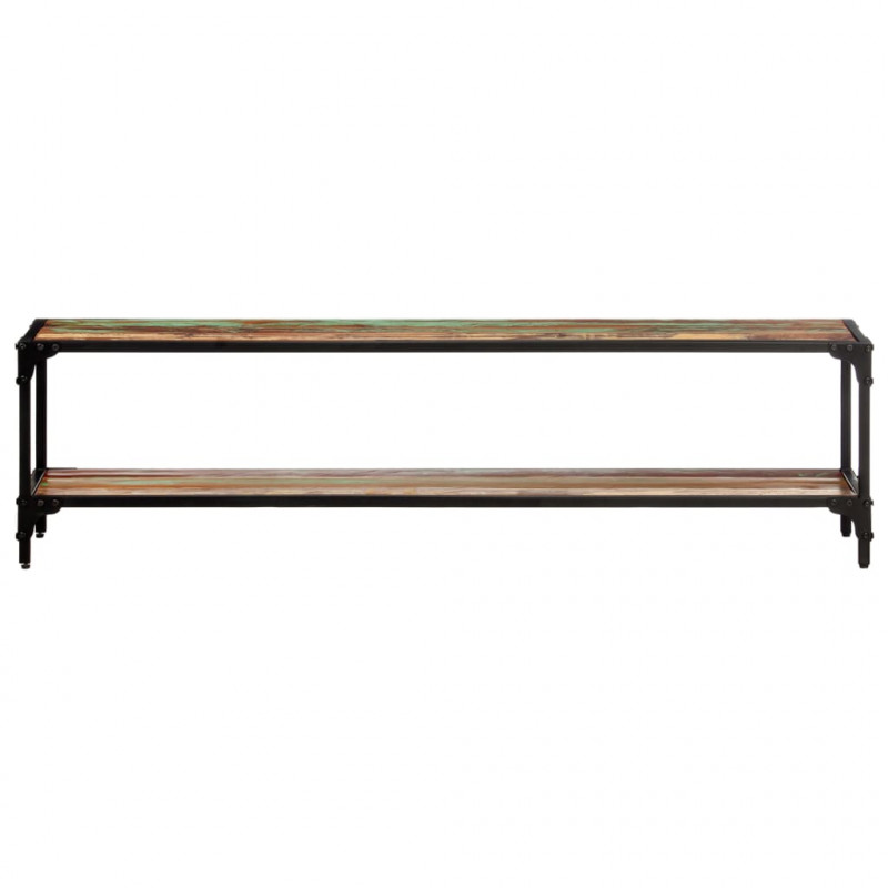 Szafka pod TV, 150x30x40 cm, lite drewno z odzysku