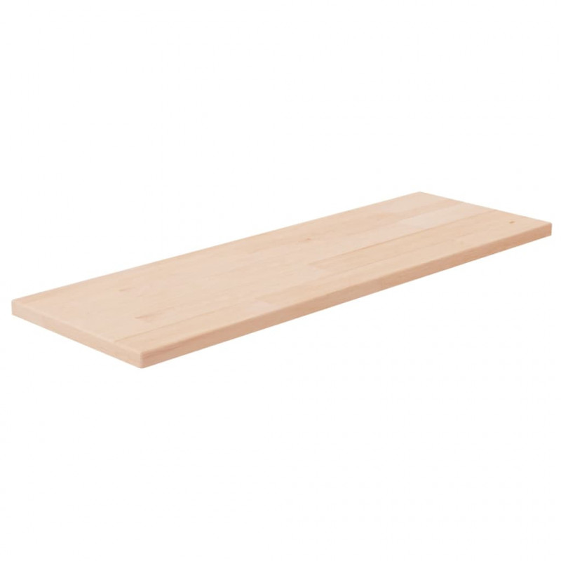 Półka, 60x20x1,5 cm, surowe lite drewno dębowe