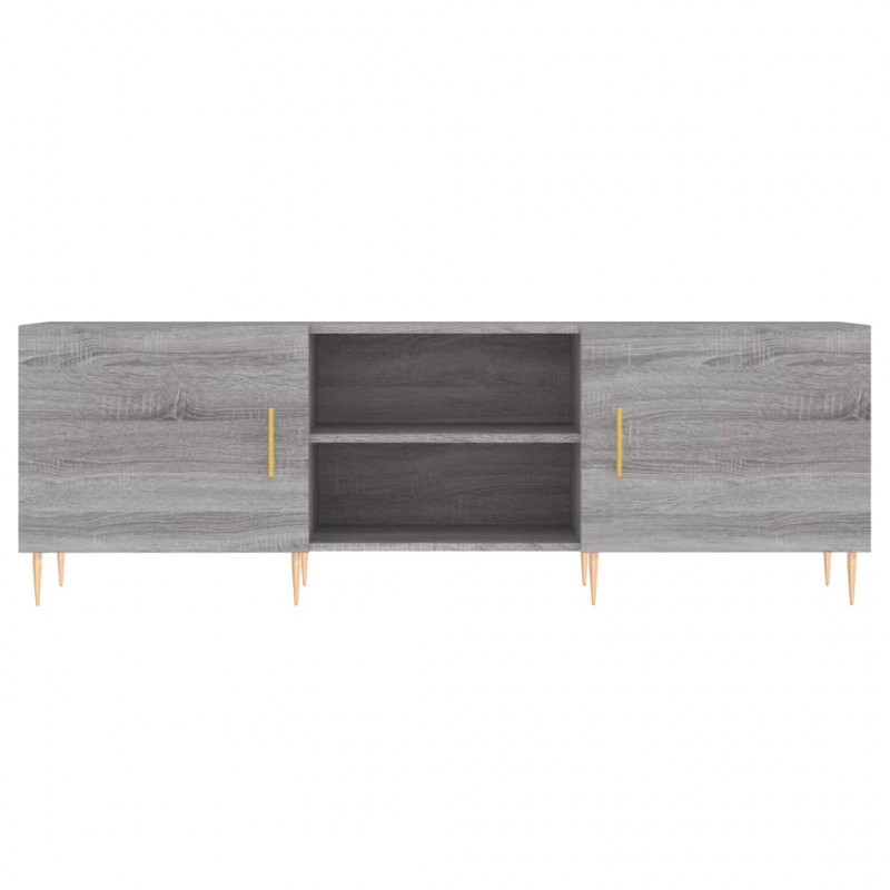Szafka pod telewizor, szary dąb sonoma, 150x30x50 cm