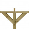 Pergola przyścienna, 2 x 4 x 2,2 m, drewno