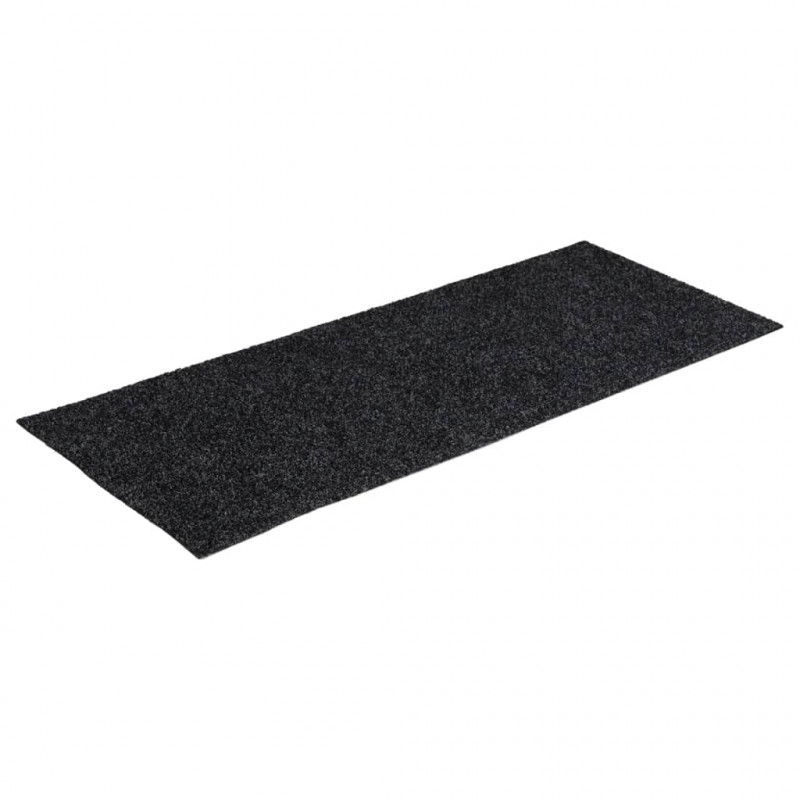 Samoprzylepne nakładki na schody, 15 szt., 60x25 cm, szare