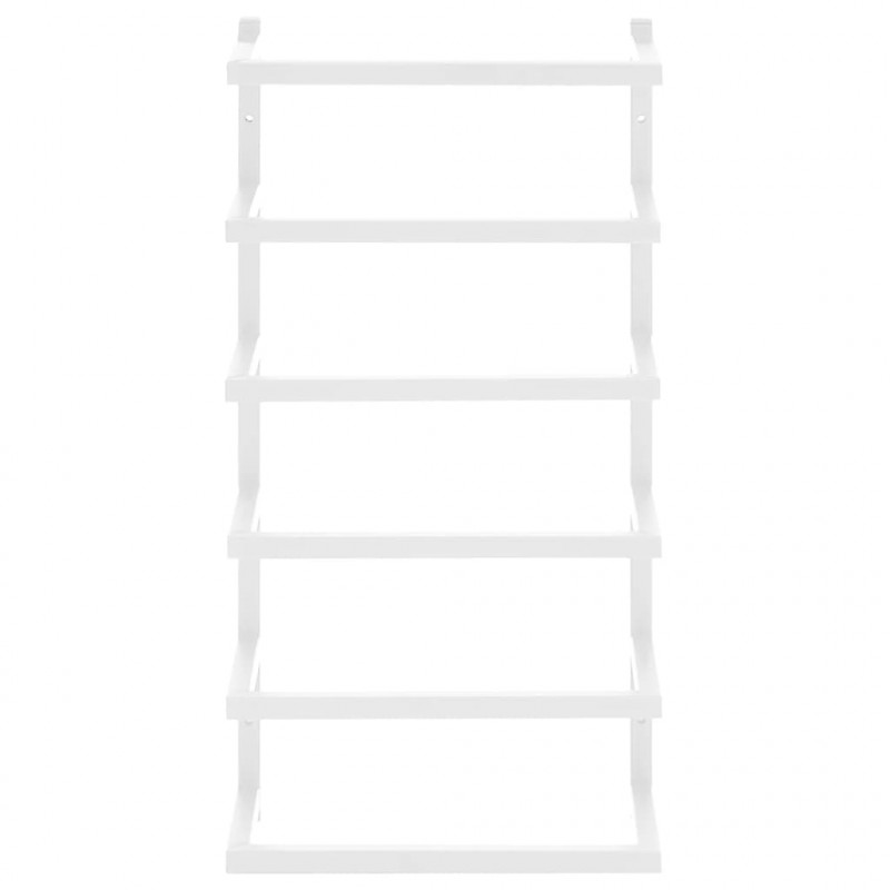 Stojak na ręcznik, biały, 24x12x48 cm, stalowy