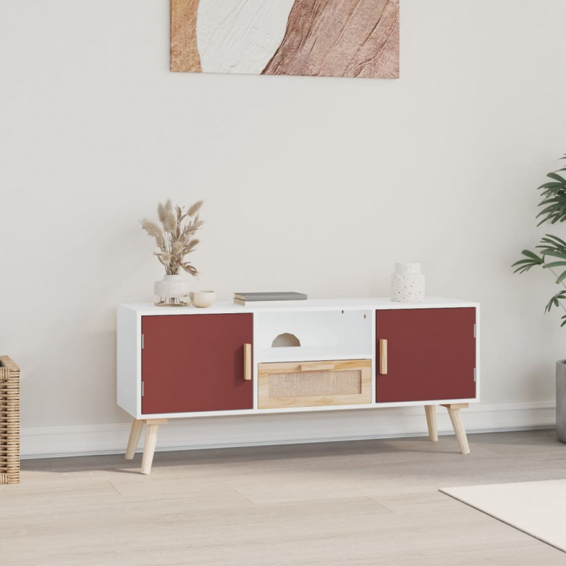 Szafka TV z drzwiczkami, 105x30x45 cm, materiał drewnopochodny