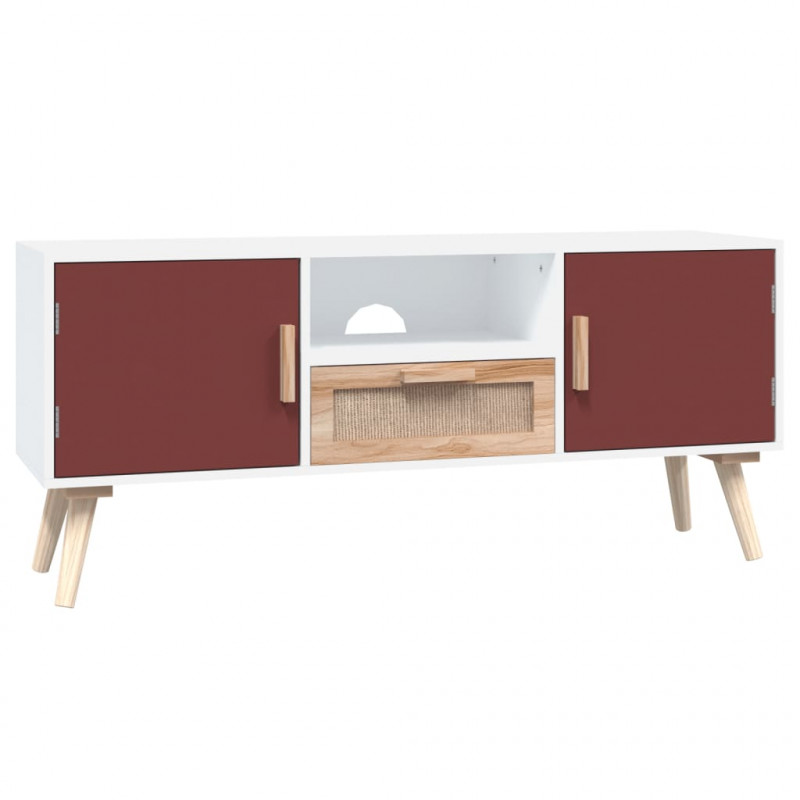 Szafka TV z drzwiczkami, 105x30x45 cm, materiał drewnopochodny
