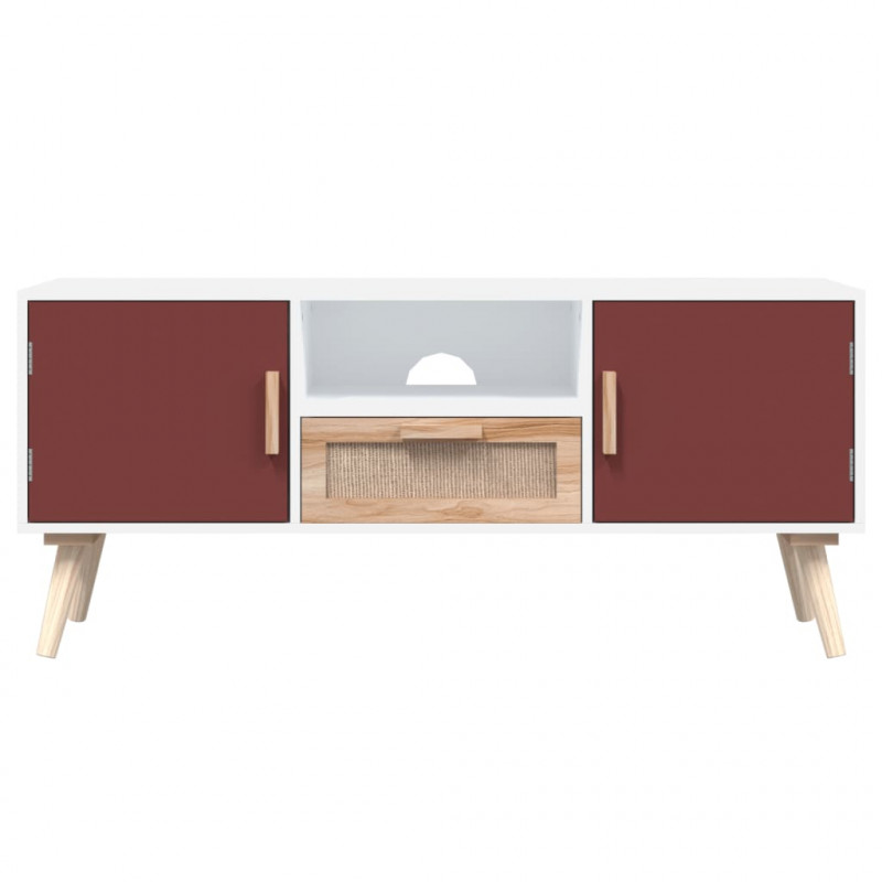 Szafka TV z drzwiczkami, 105x30x45 cm, materiał drewnopochodny