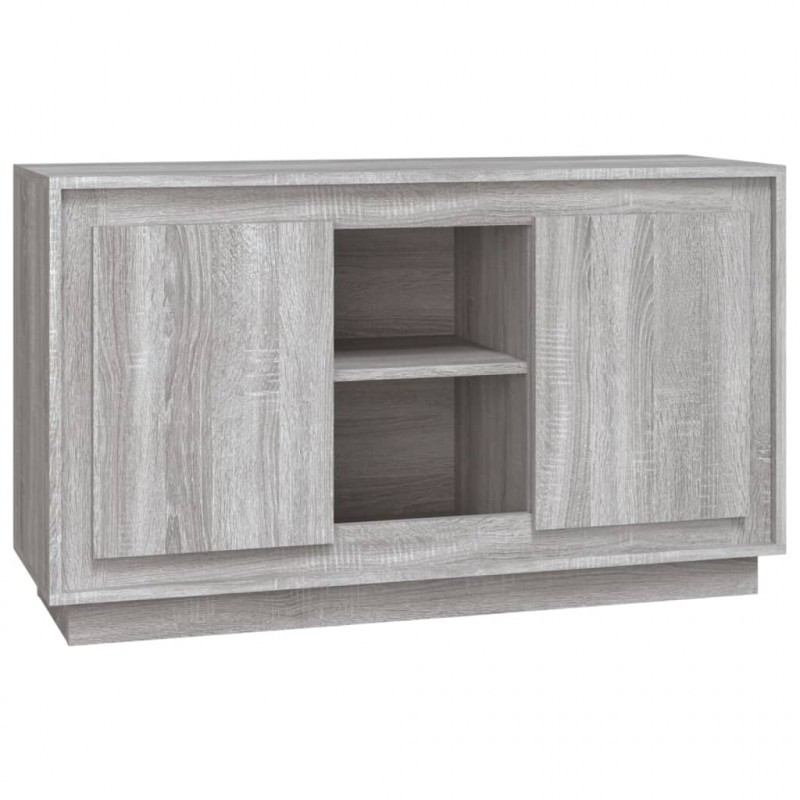 Szafka, szary dąb sonoma, 102x35x60 cm, materiał drewnopochodny