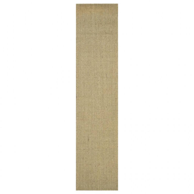 Dywanik, naturalny sizal, 66x300 cm, zielony