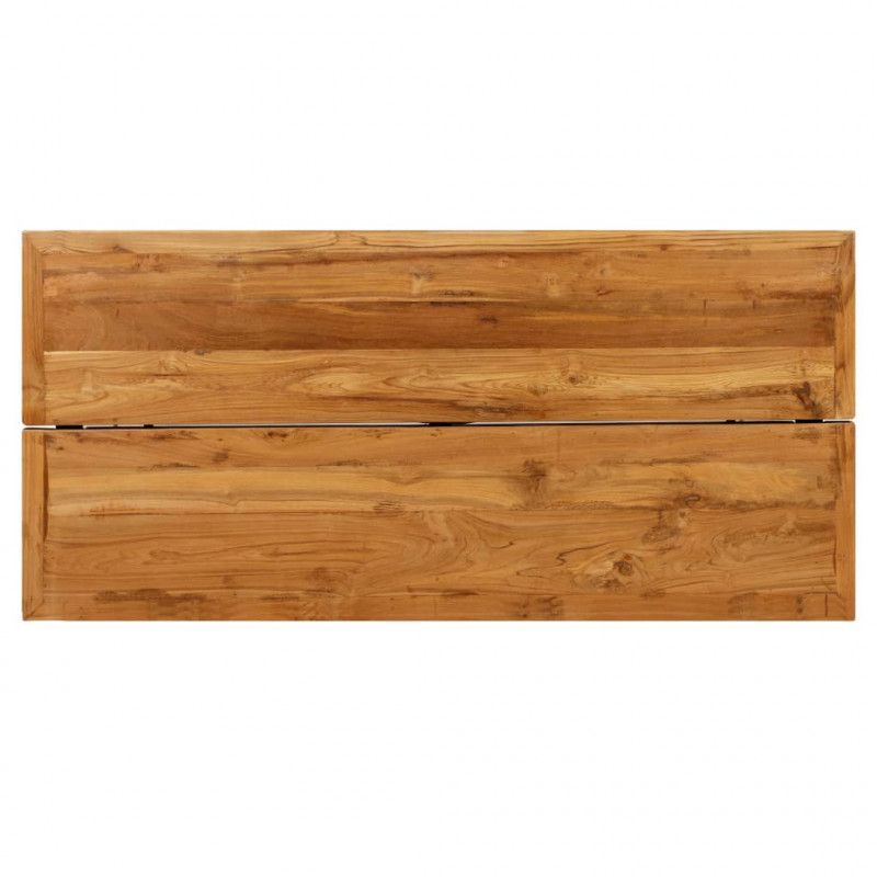 Stolik barowy, lite drewno tekowe z odzysku, 150 x 70 x 106 cm
