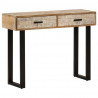 Stolik konsolowy, 100x30x75 cm, lite drewno mango